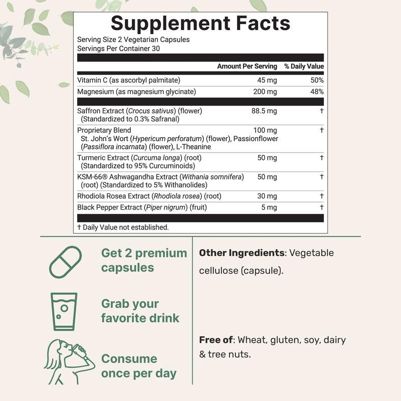 Pure Saffron Extract Soft Gels