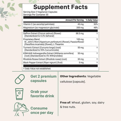 Pure Saffron Extract Soft Gels
