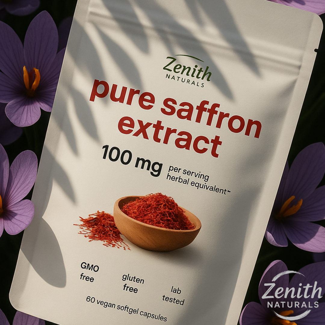 Zenith Naturals™ Pure Saffron Extract Soft Gels