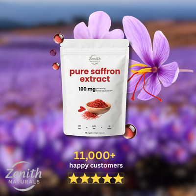 Zenith Naturals™ Pure Saffron Extract Soft Gels